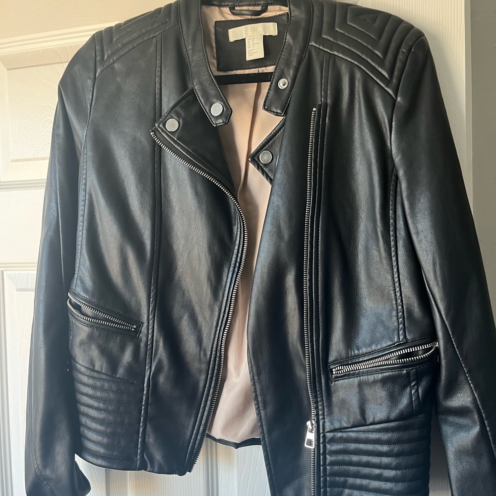 H&M leather jacket